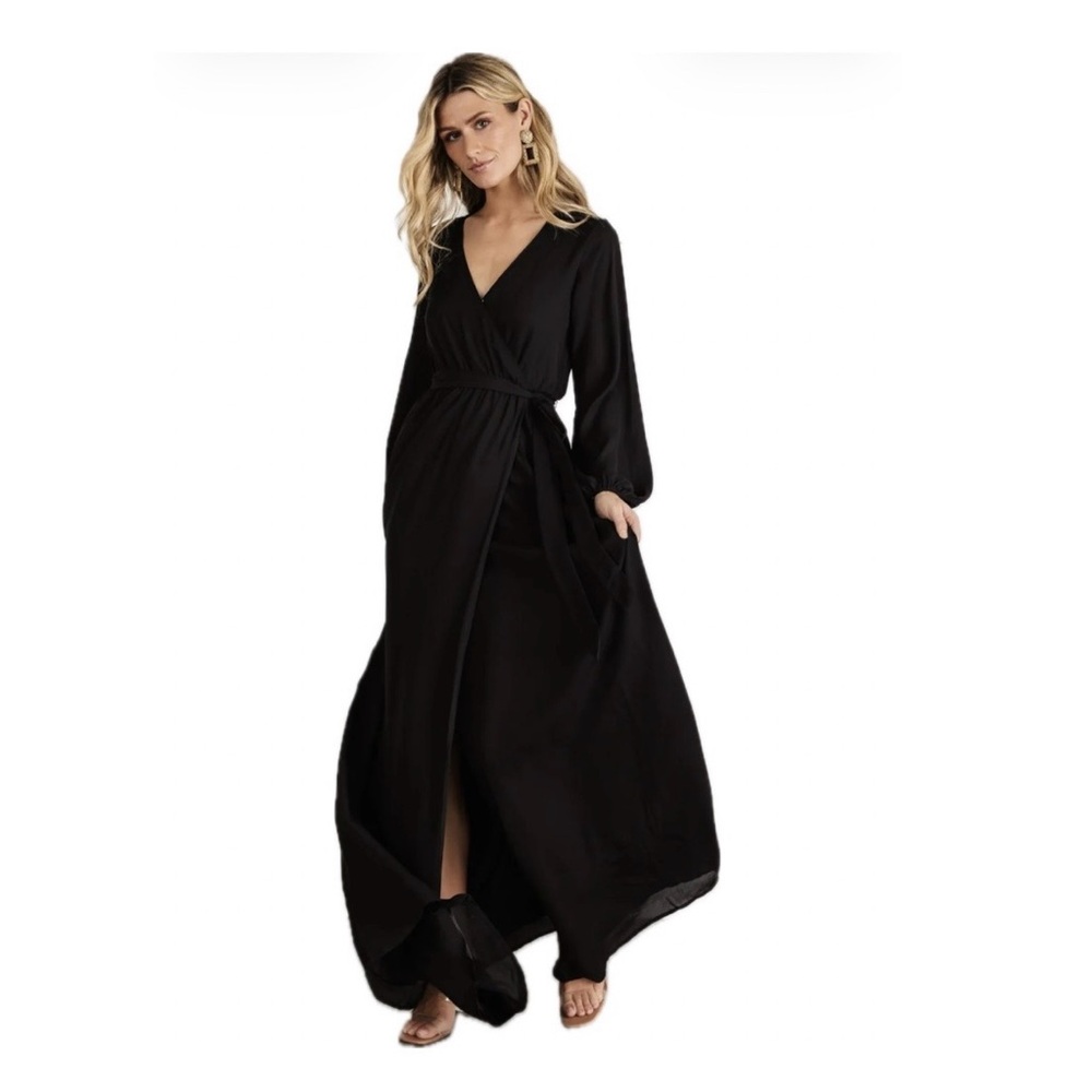 NWT Baltic Born R.S.V.P. Sugar Lips Breanne Faux Wrap Maxi Dress Size XL